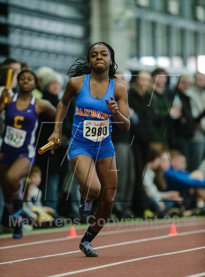 Thumbnail 3 in CIAC State Indoor Track Championships (Open Girls) photogallery.