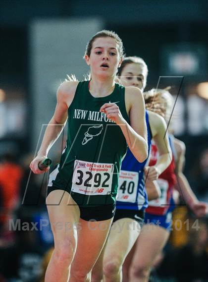 Thumbnail 2 in CIAC State Indoor Track Championships (Open Girls) photogallery.