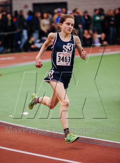 Thumbnail 2 in CIAC State Indoor Track Championships (Open Girls) photogallery.