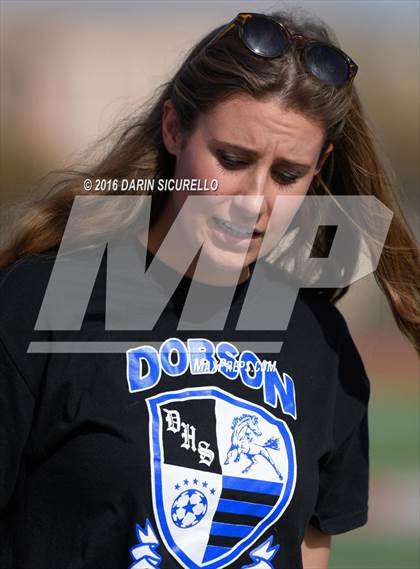 Thumbnail 2 in Dobson vs. Queen Creek (Coyote Classic Tournament )  photogallery.