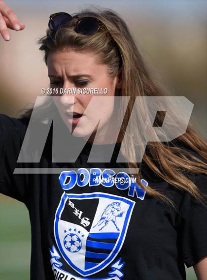 Thumbnail 1 in Dobson vs. Queen Creek (Coyote Classic Tournament )  photogallery.