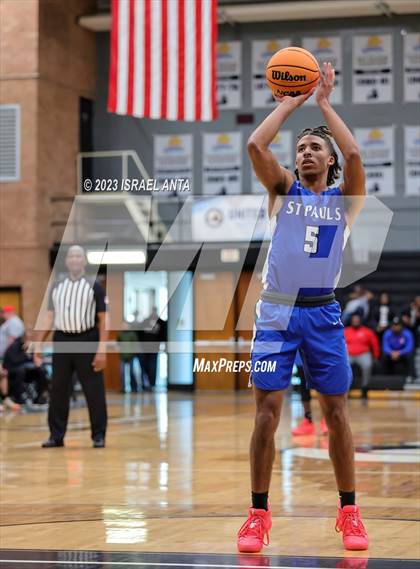 Thumbnail 1 in St. Pauls vs. Red Springs (2023 Robeson County Shootout) photogallery.