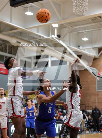 Thumbnail 1 in St. Pauls vs. Red Springs (2023 Robeson County Shootout) photogallery.