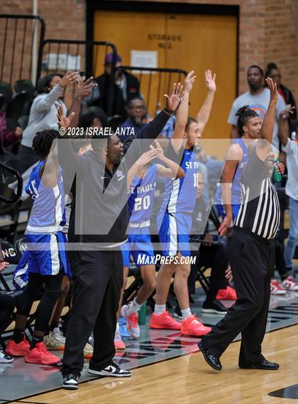 Thumbnail 1 in St. Pauls vs. Red Springs (2023 Robeson County Shootout) photogallery.