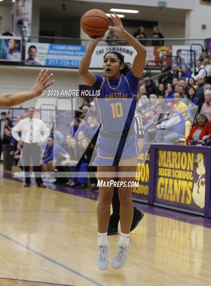 Thumbnail 3 in Homestead vs. Hamilton Southeastern (IHSAA 4A Marion Regional)  photogallery.
