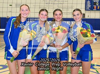 Thumbnail 3 in Xavier College Prep vs. Desert Vista (Senior Night) photogallery.