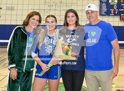Thumbnail 2 in Xavier College Prep vs. Desert Vista (Senior Night) photogallery.