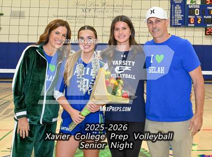 Thumbnail 3 in Xavier College Prep vs. Desert Vista (Senior Night) photogallery.
