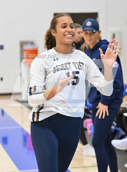 Thumbnail 3 in Xavier College Prep vs. Desert Vista (Senior Night) photogallery.