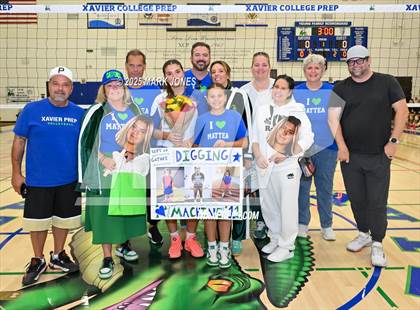 Thumbnail 1 in Xavier College Prep vs. Desert Vista (Senior Night) photogallery.