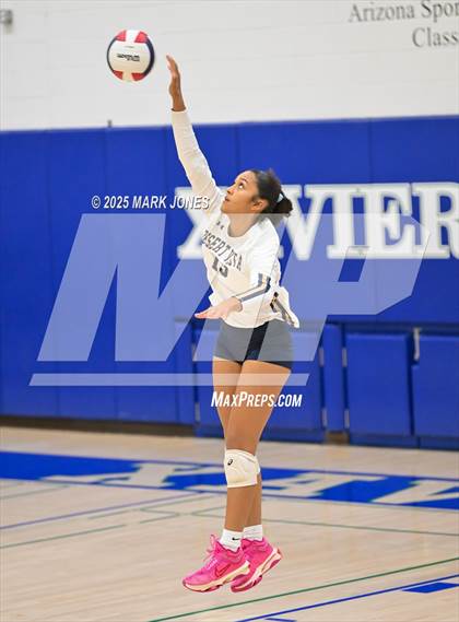 Thumbnail 1 in Xavier College Prep vs. Desert Vista (Senior Night) photogallery.