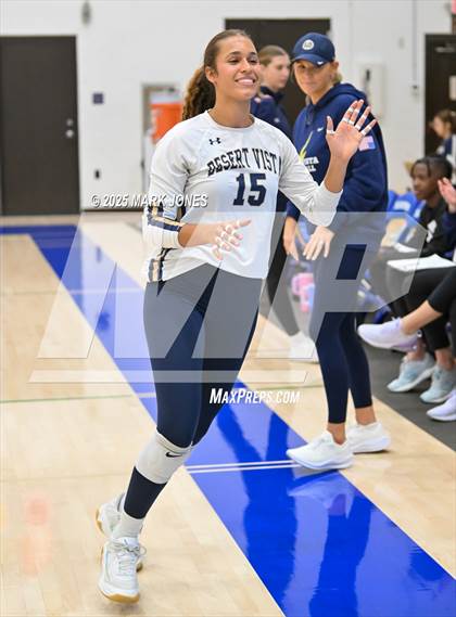 Thumbnail 2 in Xavier College Prep vs. Desert Vista (Senior Night) photogallery.