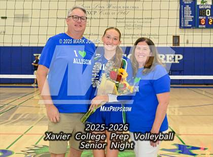 Thumbnail 2 in Xavier College Prep vs. Desert Vista (Senior Night) photogallery.