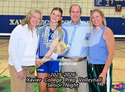 Thumbnail 1 in Xavier College Prep vs. Desert Vista (Senior Night) photogallery.