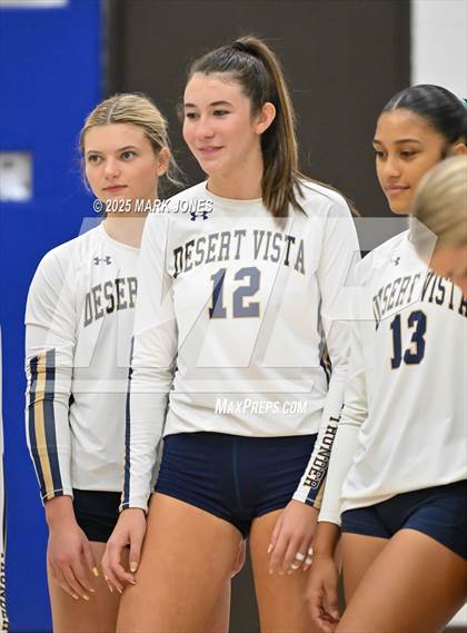Thumbnail 3 in Xavier College Prep vs. Desert Vista (Senior Night) photogallery.