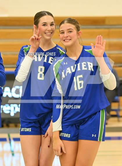 Thumbnail 2 in Xavier College Prep vs. Desert Vista (Senior Night) photogallery.