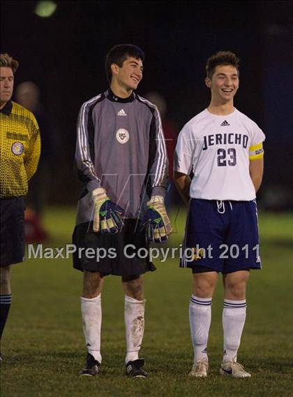 Thumbnail 2 in Jericho vs East Syracuse-Minoa (NYSPHSAA Class A Semifinal) photogallery.