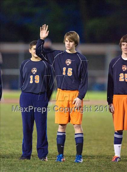 Thumbnail 2 in Jericho vs East Syracuse-Minoa (NYSPHSAA Class A Semifinal) photogallery.