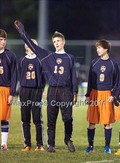 Thumbnail 1 in Jericho vs East Syracuse-Minoa (NYSPHSAA Class A Semifinal) photogallery.