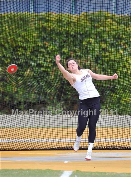 Thumbnail 1 in CIF NCS Masters Track & Field Championships (Girls Discus) photogallery.