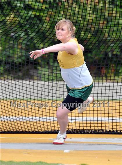 Thumbnail 1 in CIF NCS Masters Track & Field Championships (Girls Discus) photogallery.