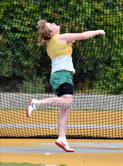 Thumbnail 1 in CIF NCS Masters Track & Field Championships (Girls Discus) photogallery.