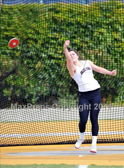 Thumbnail 1 in CIF NCS Masters Track & Field Championships (Girls Discus) photogallery.