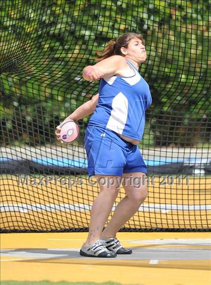 Thumbnail 1 in CIF NCS Masters Track & Field Championships (Girls Discus) photogallery.