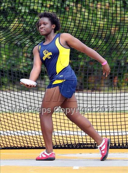 Thumbnail 3 in CIF NCS Masters Track & Field Championships (Girls Discus) photogallery.