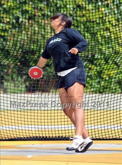 Thumbnail 3 in CIF NCS Masters Track & Field Championships (Girls Discus) photogallery.
