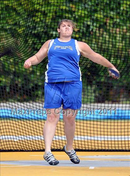 Thumbnail 1 in CIF NCS Masters Track & Field Championships (Girls Discus) photogallery.