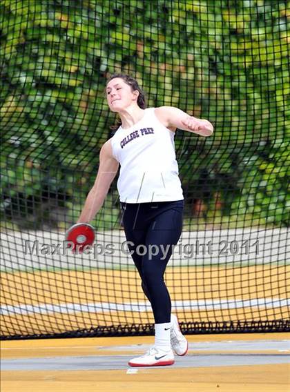 Thumbnail 3 in CIF NCS Masters Track & Field Championships (Girls Discus) photogallery.