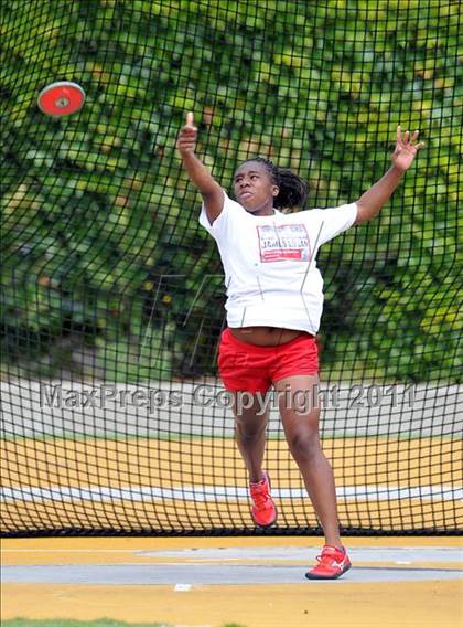 Thumbnail 2 in CIF NCS Masters Track & Field Championships (Girls Discus) photogallery.