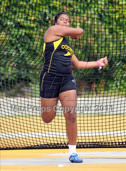 Thumbnail 3 in CIF NCS Masters Track & Field Championships (Girls Discus) photogallery.