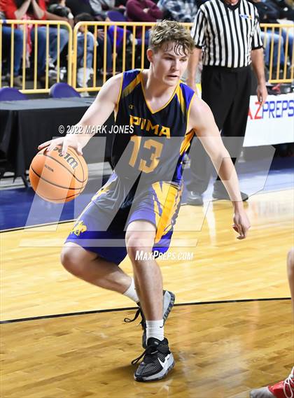 Thumbnail 3 in Pima vs. Scottsdale Christian Academy (AIA 2A Semifinal) photogallery.