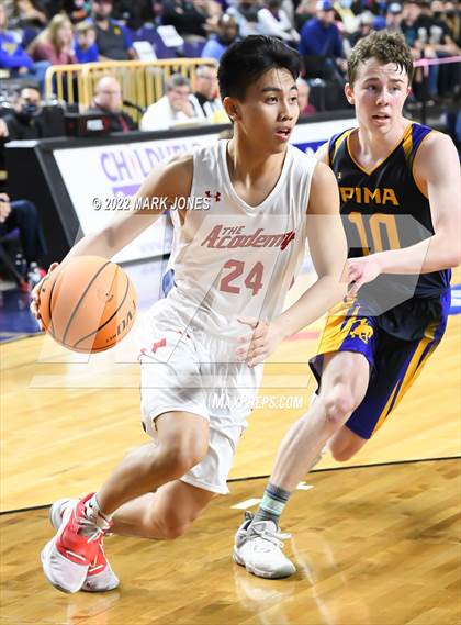 Thumbnail 1 in Pima vs. Scottsdale Christian Academy (AIA 2A Semifinal) photogallery.