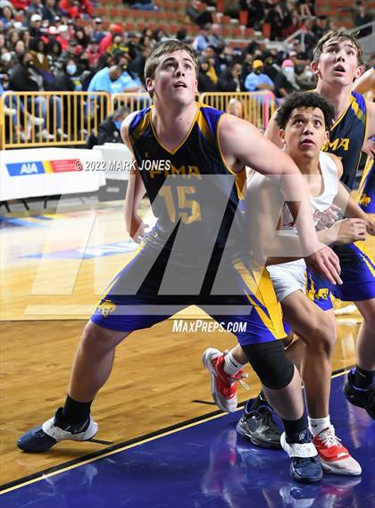 Thumbnail 2 in Pima vs. Scottsdale Christian Academy (AIA 2A Semifinal) photogallery.