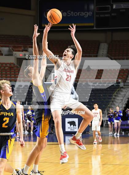 Thumbnail 3 in Pima vs. Scottsdale Christian Academy (AIA 2A Semifinal) photogallery.