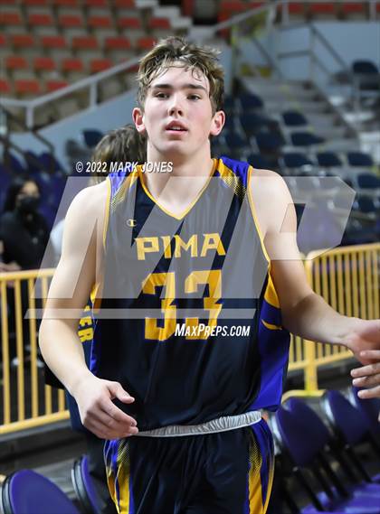 Thumbnail 3 in Pima vs. Scottsdale Christian Academy (AIA 2A Semifinal) photogallery.