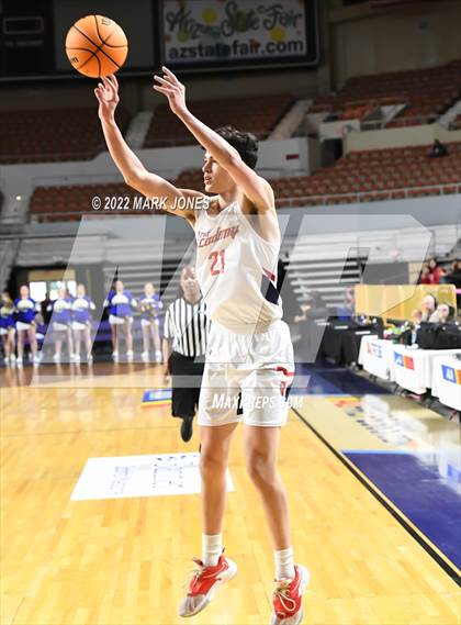 Thumbnail 1 in Pima vs. Scottsdale Christian Academy (AIA 2A Semifinal) photogallery.