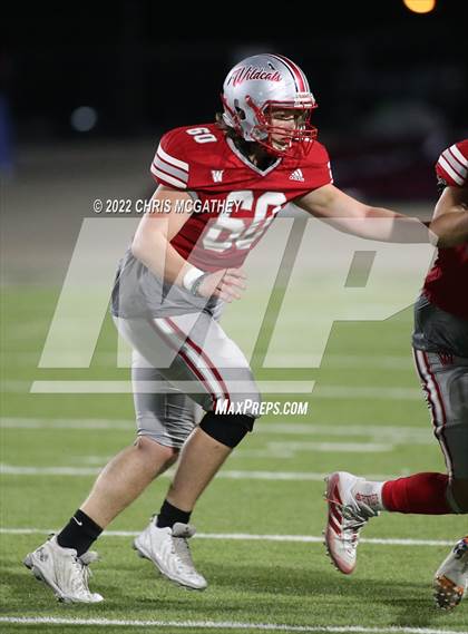 Thumbnail 3 in Ennis vs Woodrow Wilson (UIL Class 5A Divison II Bi-District Playoff)  photogallery.