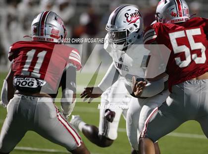 Thumbnail 1 in Ennis vs Woodrow Wilson (UIL Class 5A Divison II Bi-District Playoff)  photogallery.