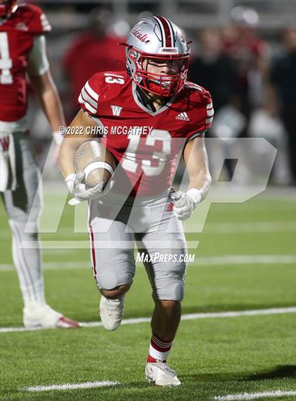 Thumbnail 1 in Ennis vs Woodrow Wilson (UIL Class 5A Divison II Bi-District Playoff)  photogallery.