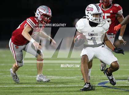 Thumbnail 1 in Ennis vs Woodrow Wilson (UIL Class 5A Divison II Bi-District Playoff)  photogallery.