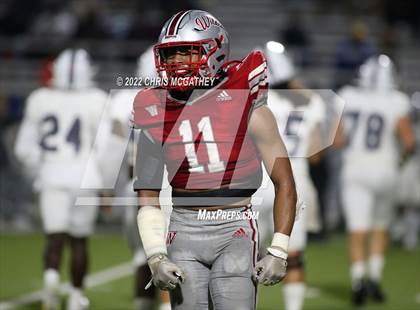 Thumbnail 2 in Ennis vs Woodrow Wilson (UIL Class 5A Divison II Bi-District Playoff)  photogallery.