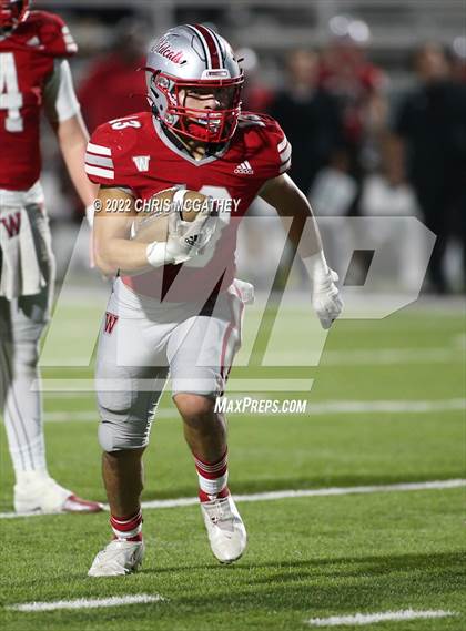 Thumbnail 3 in Ennis vs Woodrow Wilson (UIL Class 5A Divison II Bi-District Playoff)  photogallery.