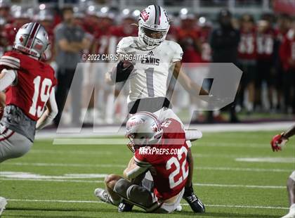 Thumbnail 2 in Ennis vs Woodrow Wilson (UIL Class 5A Divison II Bi-District Playoff)  photogallery.
