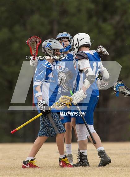 Thumbnail 3 in Byrnes vs Christ Church Episcopal (Cavalier Lacrosse Invitational) photogallery.