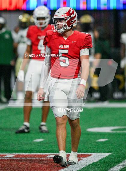Thumbnail 2 in Milton vs. Langston Hughes (GHSA 5A Championship) photogallery.