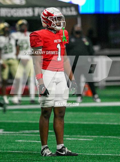 Thumbnail 3 in Milton vs. Langston Hughes (GHSA 5A Championship) photogallery.